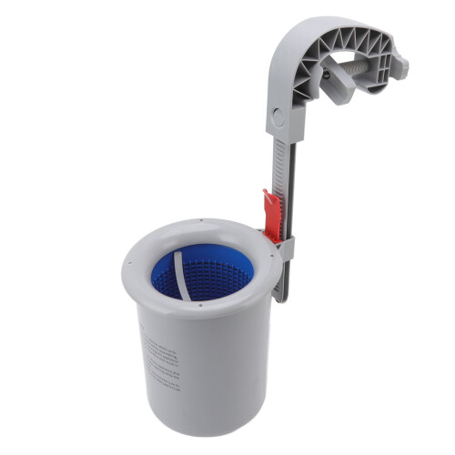 Pool Surface Skimmer Plastic Gray Wall Mounted Automatic Cleaner Filter Debris Collector for Swimming Pool 2