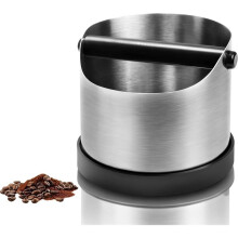 Recipiente para Portafiltros: Recipiente de Acero Inoxidable de 700 Ml para Café Expreso y Accesorios para Portafiltros.