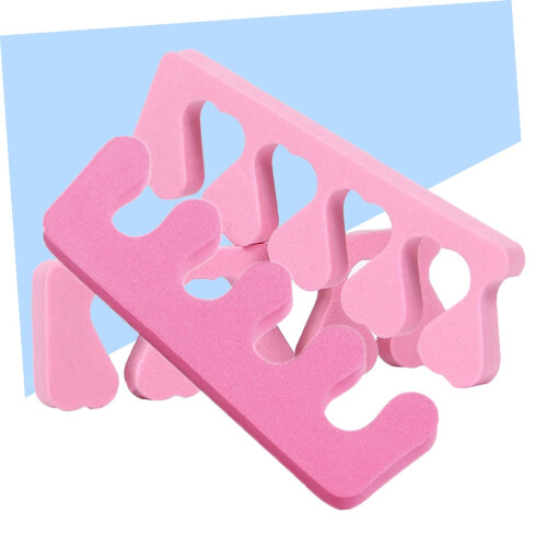 Toe Separators 20pcs Soft Foam Finger Dividers for Smudge Nail Art and Polish Application 2