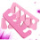 Toe Separators 20pcs Soft Foam Finger Dividers for Smudge Nail Art and Polish Application 5