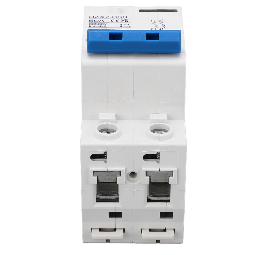 DC 500V 2P Circuit Breaker 50A DIN Rail