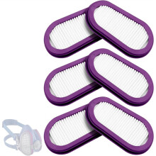 6 Pack P100 Half Mask Filter Replacement,for Elipse SPR321 SPR451 SPR457,Welding Respirator Filter for S/M and M/L Sizes