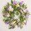 Lavender and Tulip Wreath50cm Silk 8