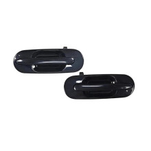 2Pcs Car Rear Exterior Door Handle Outside Outer Kit for CR-V CRV 1997-2001 Left & Right Black Accessories