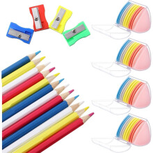 20 Pcs Triangle Tailors Chalk & Fabric Markers Sets for Quilting, Sewing, Dressmaking Supplies Accessories