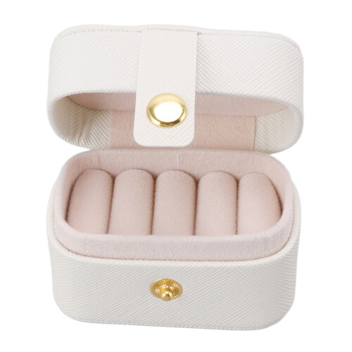 Mini Ring Storage Box PU Leather Jewelry Box 2