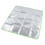 100x100CM Courtyard Fireproof Mat Fire Pit Mat Heat Resistant Grill Deck Protector for Barbecue 3