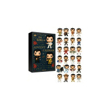 (Elvis-Adventskalender) 2025 Jubiläums-Weihnachtsbaumanhänger aus Acryl in einer Überraschungsbox au
