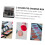 Empty Makeup Palette Refillable Multi‑Grid Design Travel Organizer Box for Eyeshadow and Lipstick 4