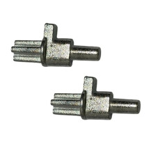 2Pcs AC Heating System Shaft & Valve Kits Rear Warm Air Fan Shaft 7N0819810E for Sharan Mk2 7N1