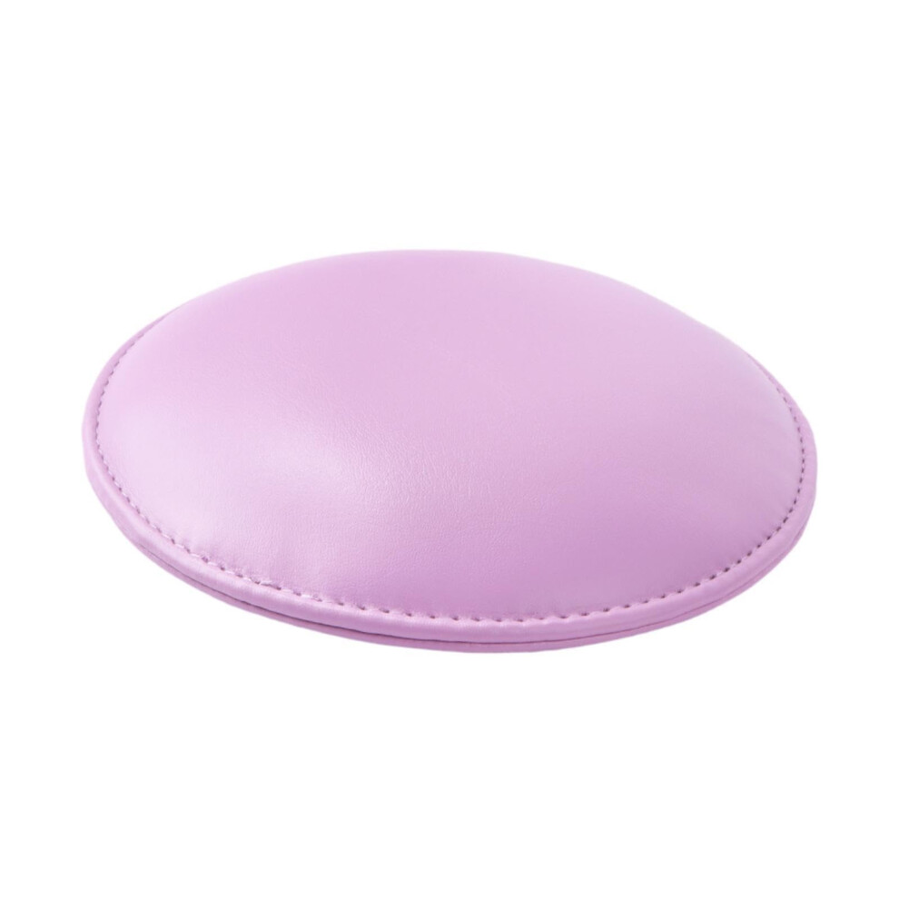 Nail Arm Rest Pillow with Soft PU Leather Elbow Support and Anti Slip Base for Manicure Salon Violet