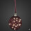 Plum Micro LED Ball Light Hanging Battery Bauble 10cm 3