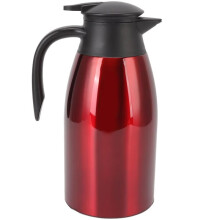 2L Tea Pot 304 Stainless Steel Leakproof Lid Portable Handle Easy Cleaning Coffee Insulated Dispenser D