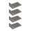 Trash Can Wall Protector and Stop Moving Backward, 4 Pcs Silicon Trash Can Bumper, Wall Spacer Garbage Bin 1