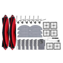 28 Pcs for Q10 S5+/Q10 S5/Q10 X5+/Q10 X5 Vacuum Cleaner Accessories Main Side Brush Dust Bags Filters Mop Pads