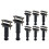 8PCS Adjustable Height Bed Support Legs 5.0-7.8inch Heavy Duty Bed Frame Support Legs for Bed Slat and Frame Support 1