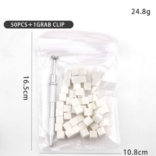 Nail Art Sponge Set 100pcs with MultiSided Buffer Blocks and Adjustable Grip Pen for Smooth Gradient Manicure 1