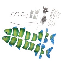 Decoração de parede em forma de peixe de metal – para uso interno e externo