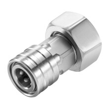 Garden Hose to Pressure Washer Adapter, 3/4" GHT to 1/4" Quick Connect Stainless Steel Fitting