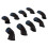 9 PU Golf Iron Headcovers Waterproof Black 13