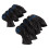 9 PU Golf Iron Headcovers Waterproof Black 17