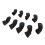 9 PU Golf Iron Headcovers Waterproof Black 8