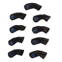 Waterproof Golf Iron Head Covers 9 Pcs Set