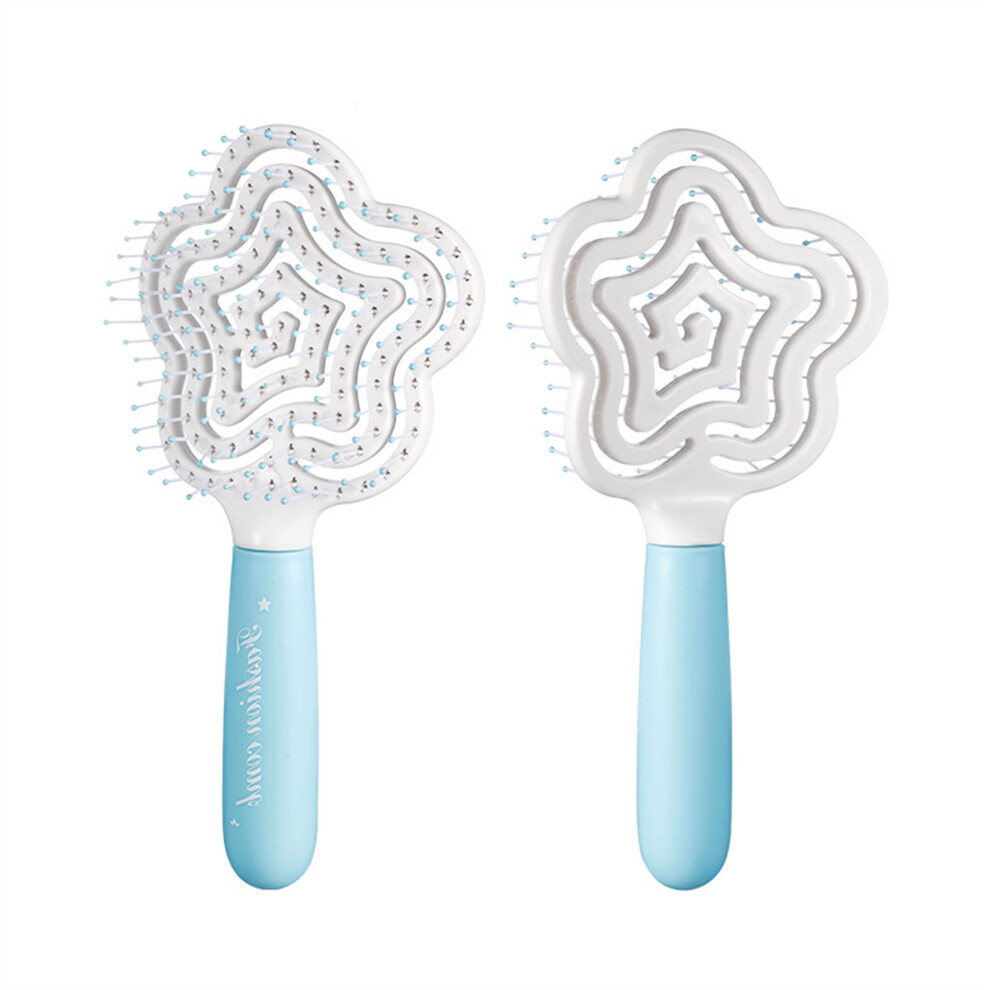 Creation-3C (Blue) Star Hair Brush - Volumizing & Detangling Comb