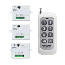 Interrupteur de Télécommande Sans Fil, Alimentation 433 MHz 220 V CA, Module de Réception 433 MHz, pour Télécommande à Apprentissage