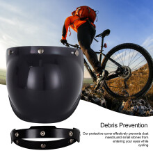 (Dark Tan) Motorcycle Helmet Visor - Windproof UV Shield