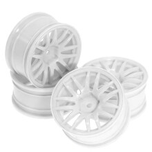 1/10 Scale RC Drift Racing Car Wheel Rims for , , HSP, HPI, Sakura, , RedCat White