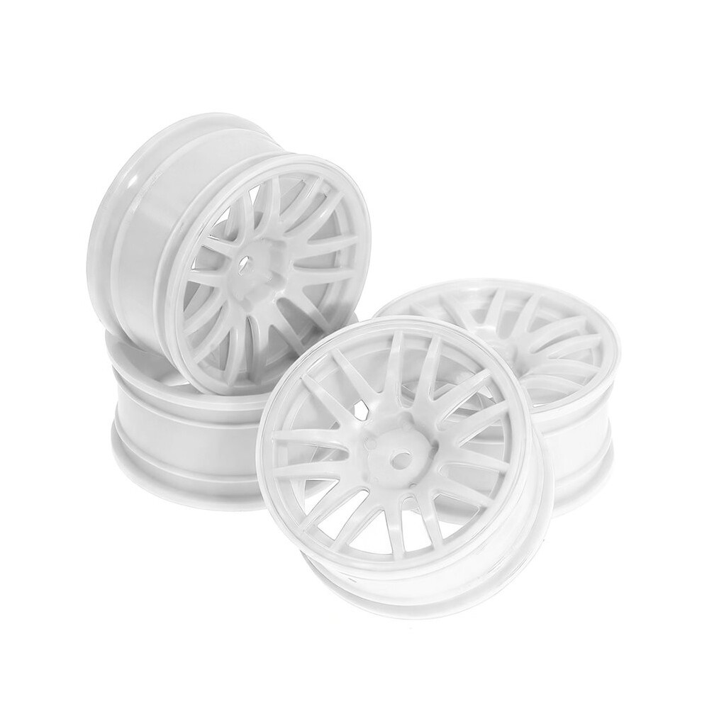 1/10 Scale Rc Drift Racing Car Wheel Rims For Hsp, Hpi, Sakura, Redcat White 4713935483812