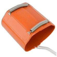12V 250x90mm Orange Silicone Electric Heating Pad for Car Heaters