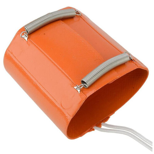 12V 250x90mm Orange Silicone Electric Heating Pad for  Car Heaters
