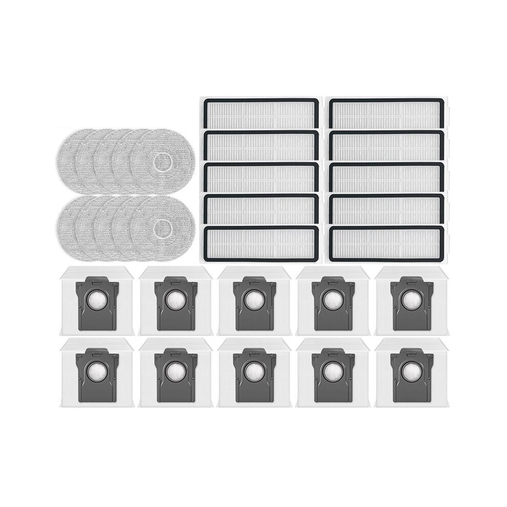 For Cecotec Conga X100/X100 X-Treme, Jonr X1 Max, Everybot Q11, X80 Ultra Vacuum Parts Hepa Filter Mop Cloth Bag 4714189715209