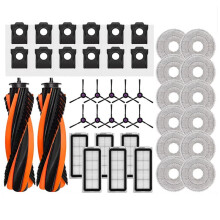 For Cecotec Conga X70 Replacement Parts Accessories Main Side Brush HEPA Filter Mop Cloth Pads Dust Bags