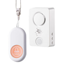Bed Alarm, Wireless Alert Bell, Rechargeable Caregiver Monitoring Device, Nighttime Bedwetting for Kids Seniors