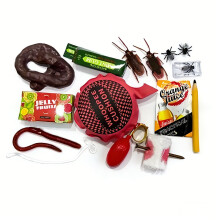 DIY-Streich-Geschenkbox-Set mit realistischen Kakerlaken, Fliegen, Kaugummi, Kot und Furzpads