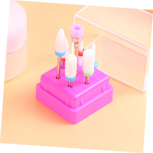 7pcs Professional Nail Drill Bits Set for Gel and Acrylic Nails, Multi Fineness Options 2