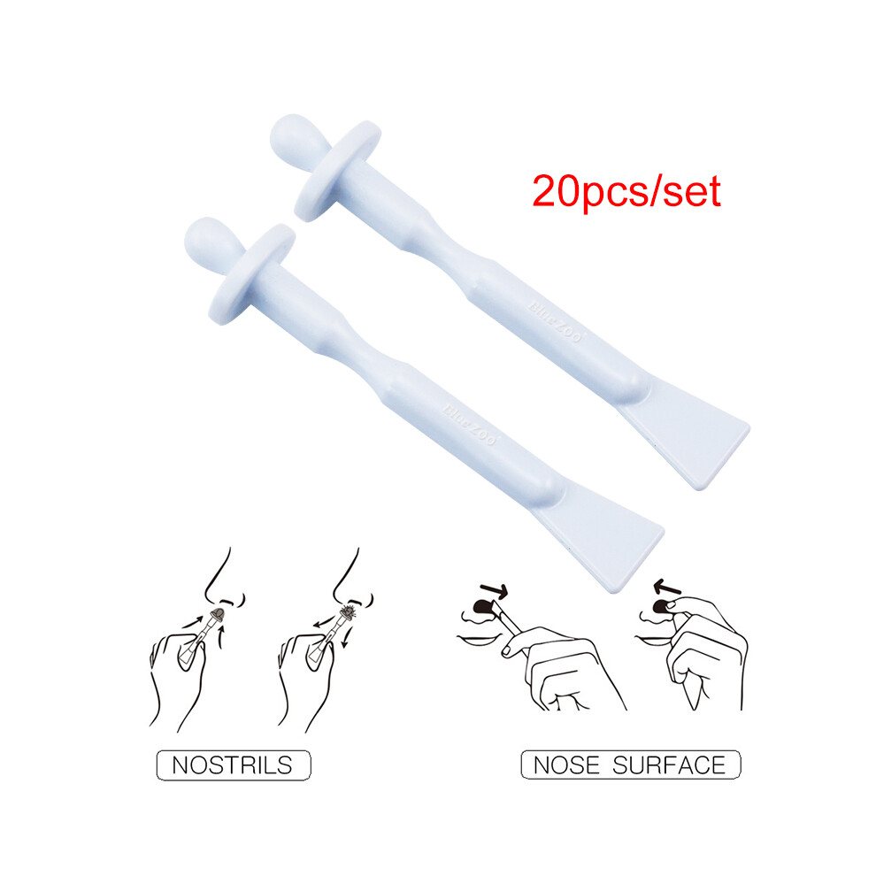 Hue-Grain 20Pcs Beeswax Nose Hair Removal Sticks