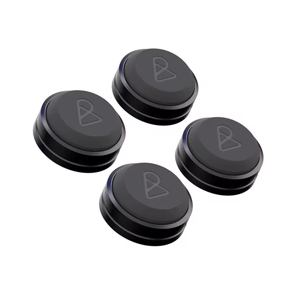 4Pcs Anti-Vibration Pads For Speakers/Subwoofer/Amplifier - Hi-Fi Isolation Feet Improve Sound Quality Black 4711465530365