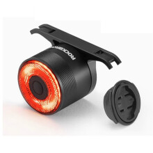 ROCKBROS Brake Bicycle Tail Light MTB Road Seatpost Saddle Bike Rear Light Waterproof USB Charging Cycling Taillight
