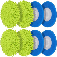 Magic Sponge Eraser Pads and Microfiber Chenilles Pads for  Steamer S7001 S7020 Series Rotating Steam Scrubber