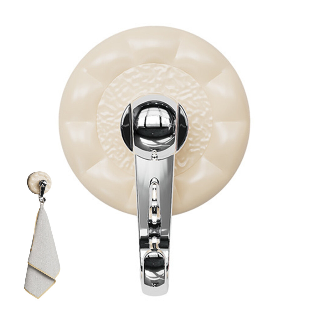 (Milky White) Strong Retro Suction Hooks For Towel, Utensils 6957086526259