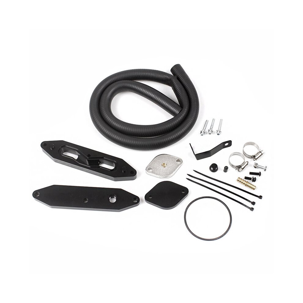 Egr Valve Coolant Cooler Kit Set For F250 F350 2011-2019 6.7L Powerstroke Egr Valve Kit Black 4714078973512