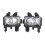 1Pair Front Bumper Fog Lights Without Bulb for   Astra H 2007-2012 1