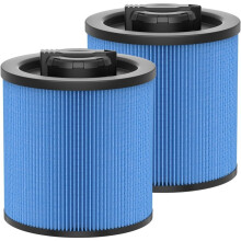 2 Pack DXVC6912 Vacuum Filter Replacement for Wet Dry Vac 6-16 Gallon, for Vacuum
