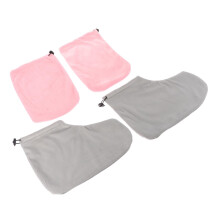 Paraffin Wax Gloves and Booties Set for Hand and Foot Spa Therapy, Reusable Heat Retention Fit