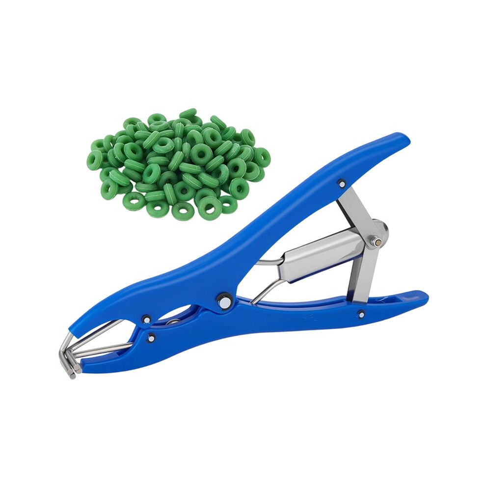 Goat Banding Kit With Stainless Steel Jaw Livestock Bander For Lambs, Calves Multi-Functional Tail Docker 4711138894640
