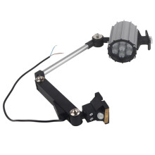 Regulowana, Wielofunkcyjna Lampa Robocza LED z Długim Ramieniem i Mocowaniem Śrubowym do Tokarki i Frezarki CNC, 7 w, 24 V